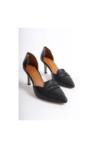 Mubiano Hakiki Deri Collection Kadın Topuklu Stiletto & Ayakkabı Siyah -mcalm132-s Siyah