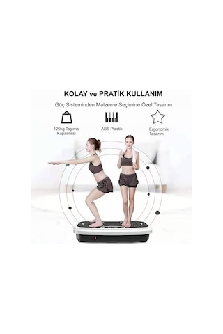 Hymark Fitness Egzersiz Ve Kondisyon Aleti 120 Kg Taşıma Titreşim