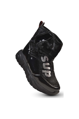 Kaptan Junior Kürklü Kız Çocuk Botu Fgmk 47600 Siyah