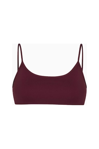 Because Of Alice Because Of Alicebase Sculpting Cami Bra Şekillendirici Spor Sütyeni Bordo