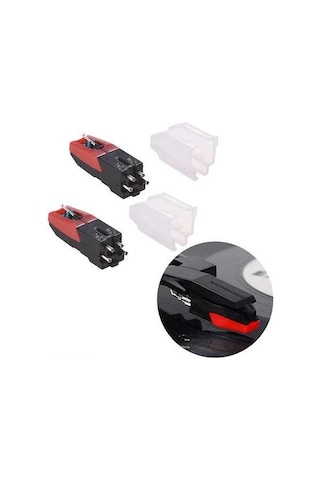 Novahub Universal Plak Çalar Kartuşu Ve İğne Seti 2'li Paket Kolay Montaj Yüksek Ses Kalitesi