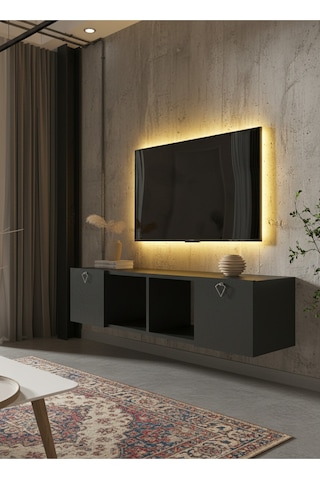 Resital Tv Ünitesi S1243-4 Antrasit Antrasit