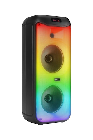 Mikado Md-40bt 40w Bt, Tws Destekli Rgb Işıklı Kablosuz Mikrofonlu Toplantı-parti Kule Hoparlör