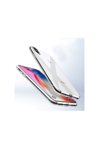 Apple Uyumlu iPhone Xs Max Kılıf Ultra İnce Silikon Kılıf 0.2 Mm 001