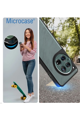 Microcase Oneplus Uyumlu 12 5g Luna Serisi Sert Rubber Kılıf - Al3422