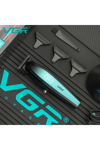 Vgr V-992 Profesyonel 9000 Rpm Yüksek Hız Metal Gövde Şarjlı Saç Ve Sakal Çizim Makinesi
