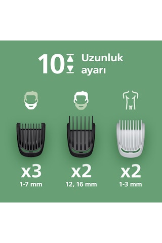 Philips MG3946/15 Erkek Bakım Seti 9'u 1 Arada Saç & Sakal Şekillendirici