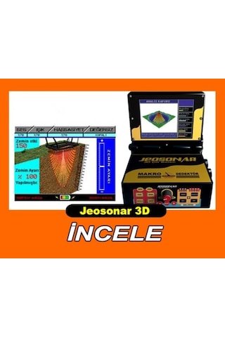 Jeosonar 3D Dedektör