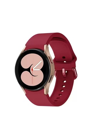 Newface Samsung Galaxy Uyumlu Watch 4 Klasik Kordon - Mürdüm