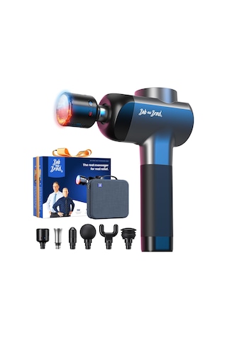 Bob Ve Brad X6 Pro Max Isı Soğuk Ve Metal Masaj Başlığı İle Masaj Tabancası, Kas Gevşemesini Gidermek İçin 11 Mm Genlik Elektrikli El Masajı Kas Masaj Tabancası