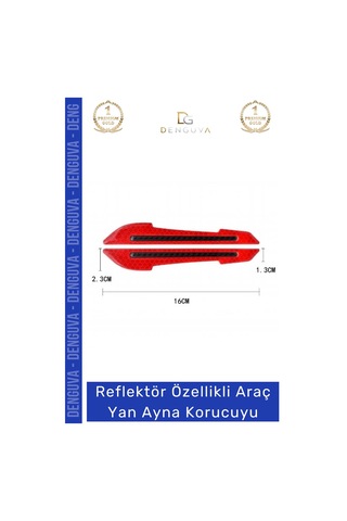 Aynakoruyucu Reflektörlü Yan Ayna Güvenlik Şeridi Darbe Emici Otomobil Dış Ayna Araba Aynası Koruyu