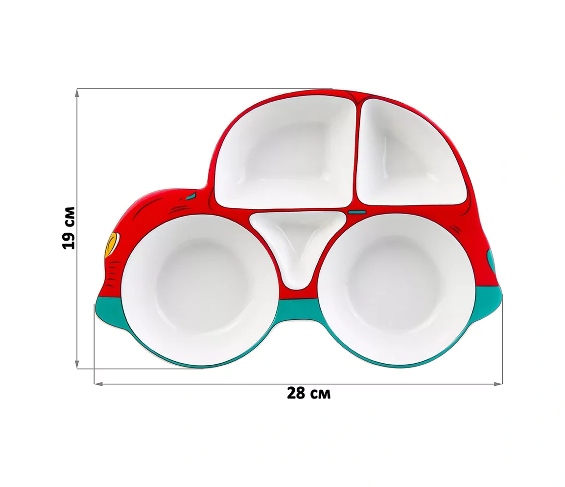 Elan Gallery Tabak - Menaşniye "makine", 5 Bölmeli 11698259 Kırmızı