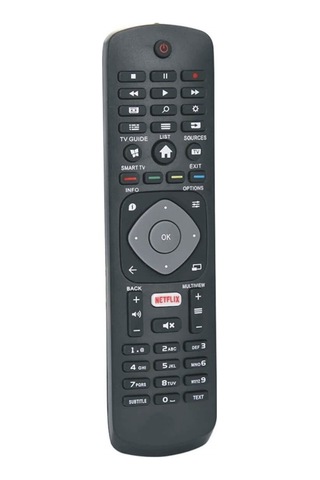 Elektromer Philips Uyumlu Lcd Led Tv Kumanda Netflix ve Smart Tv Tuşlu SX9865B-32PFS5803/12 SMART
