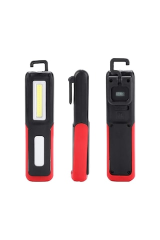 Dht 220 Lümen Şarjlı Led Fener Led Çalışma Lambası Siyah