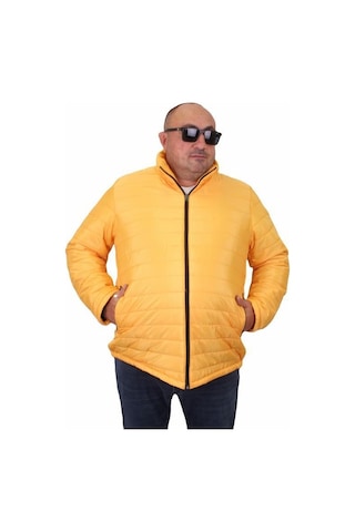 Starbattal Büyük Beden Jessica Su Itici Mont 22820 Hardal - 4Xl Hardal