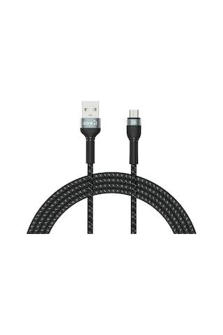 Shira Serisi Micro Usb Kablo 2 Metre-Siyah