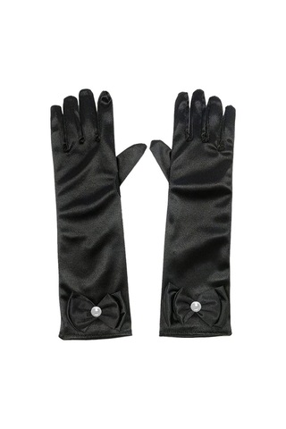 Çocuklar Uzun Eldivenler Tam Parmak Eldivenler Kırmızı