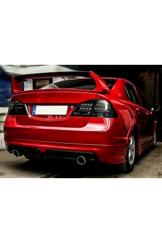 Honda Civic Fd6 (2006-2011) Mugen Rr Sağ Sol Çift Çıkış Arka Tamp