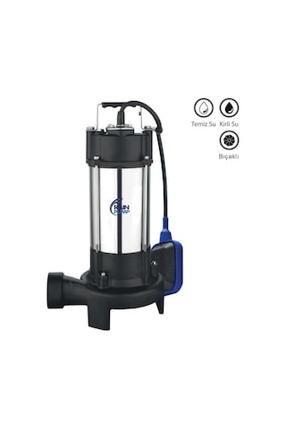 Rainpump Wvsd-1100wb Döküm Gövde Bıçaklı Drenaj Dalgıç Pompa 1.8hp