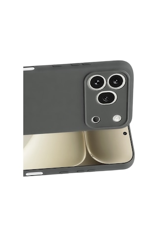 Huawei Honor 600 Pro Kılıf Biye Yumuşak Silikon Case Gri