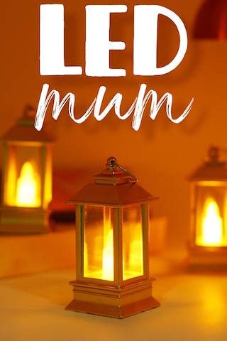 3 Adet Led Mum Mini Dörtgen Tip Pil Dahil Dumansız Alev Ledli Yapay Dekoratif Mum Işığı Altın Pt434 Altın