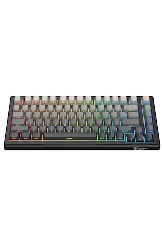 Onıkuma G83 Gradient Gray-black %75 Outemu Customized Linear Switch Hotswap Rgb Kablosuz İngilizce Mekanik Gaming Klavye