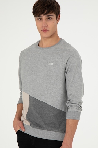 U.s. Polo Assn. Erkek Gri Melanj Sweatshirt 50293405-vr109 GRİ MELANJ Gri