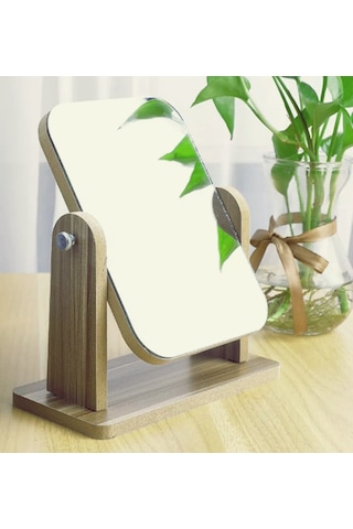 Gaman Dekoratif Ahşap Makyaj Aynası