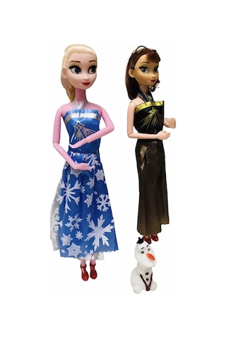 Frozen Elsa Anna 2 Li Eklemli Oyuncak  Bebek