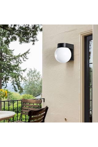12 Watt Modern Tasarım İç Ve Dış Mekan, Bahçe, Balkon, Banyo Apliği Günışığı Led Armatür Duvar Aplik Gün Işığı - Sarı