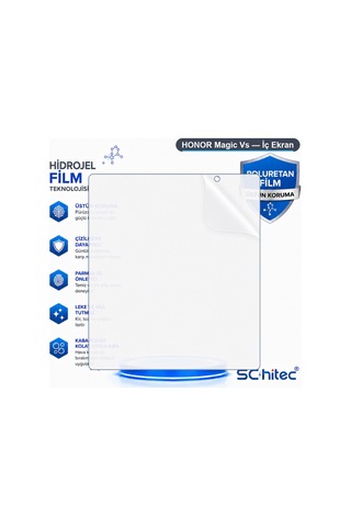 Schitec Honor Magic Vs İç Ekran Şeffaf Nano Hidrojel Koruyucu 77313160