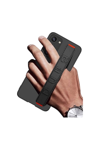 Samsung Galaxy S23 Plus Uyumlu Kılıf Case, Standlı El Tutacaklı Kapak Stand With Hand Holder Cover