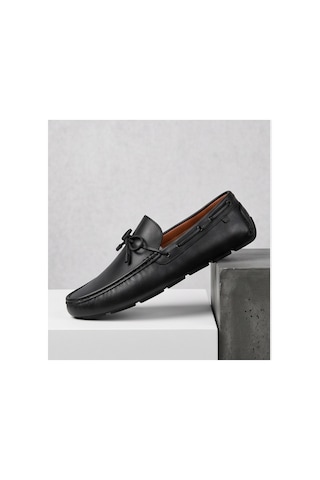 Crc Ayakkabı Crc Heritage: Büyük Beden Hakiki Deri Klasik Erkek Ayakkabı - Premium Comfort Loafer Siyah