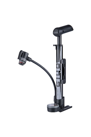 Yuntech01 Alüminyum 120psı Yüksek Basınçlı Bisiklet Pompa, Schrader-presta Valf, Canlı Basınç Göstergeli, Siyah, Taşınabilir Mini Stüdyo