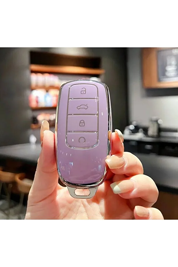 Chery Tiggo 8 Pro-8 Pro Max-tiggo 7 Pro Max Omoda 5 Tiggo 7 Avantgarde Jaecoo Anahtar Kılıfı Lila