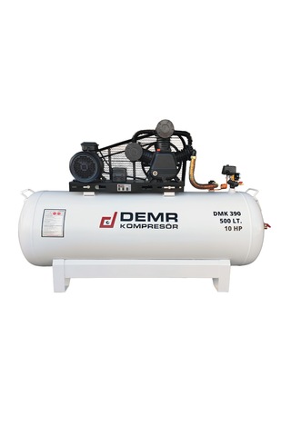 Demr Kompresör Pistonlu 500 LT 3 Kafa 12 Bar 10 HP IDMK390 Hava Kompresörü