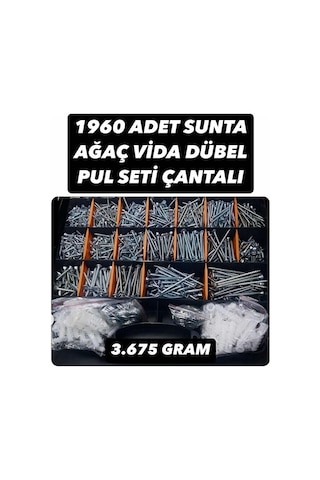 1960 Adet Sunta Ağaç Vida Dübel Pul Seti 3675 Gram Kutulu Diğer