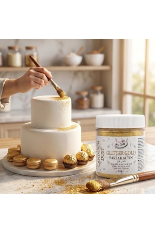 Dr.gusto Metalik Toz 10 Gr Glıtter Altın