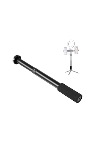 Sones Puluz Elde Taşınabilir Ayarlanabilir Alüminyum Alaşımlı Tripod Montajlı Monopod Uzatma Merkezi Şaft Çubuğu
