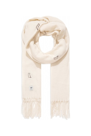 Mavi - Bej Atkı 1911730-34523 Bej