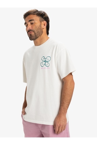 Quiksilver Hw Ouitside Inside Ss Erkek Kısa Kollu Tişört Eqyzt08032 Beyaz Beyaz