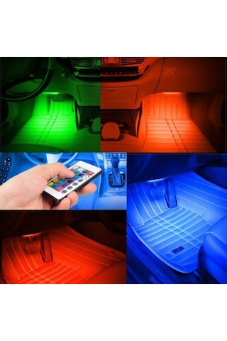 Ayak Altı Led Lamba Sese Duyarlı Led Müziğe Duyarlı Led 12 Led (440870900)