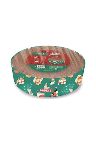 M-pets Christmas Frosty Mix Kedi Tırmalama Kartonu 41x10 Cm 244-54026.01