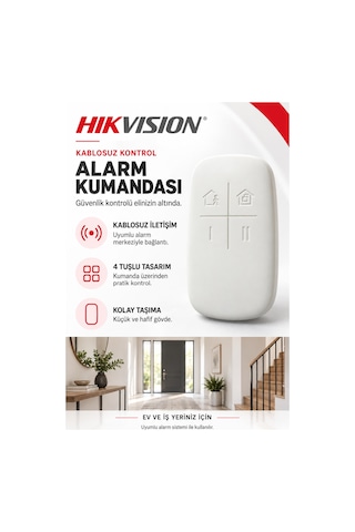 Hıkvısıon Ds-pkf1-we Kablosuz 4 Tuşlu Alarm Sistemi Uzaktan Kumanda Hıkvısıon Ds-pkf1-we Kablosuz 4 Tuşlu Alarm Sistemi Uzaktan Kumanda