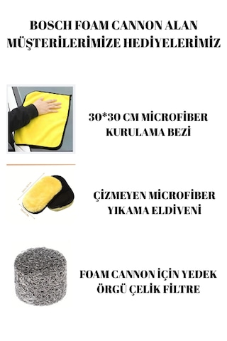 Bosch Aquatak Köpük Yapma Aparatı Foam Cannon Foam Lance