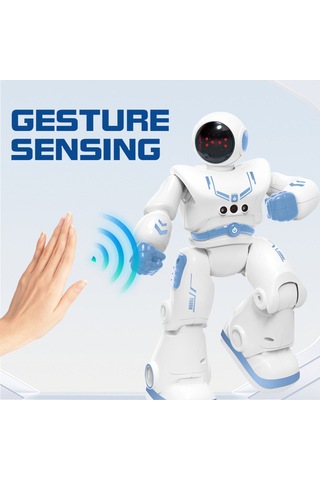 Uzaktan Kumandalı Şarjlı Sesli Işıklı Sensörlü Full Fonksiyon Robot Smart