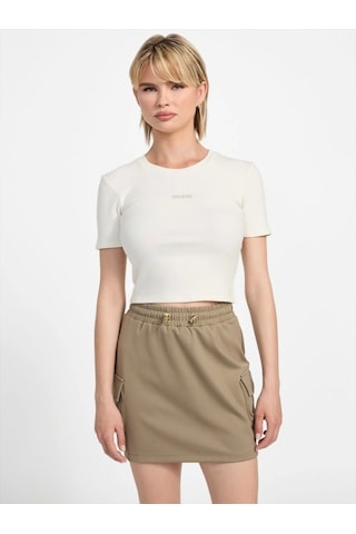 Guess Carla Kadın Krem Aktif Top V5yp08k8rt2-a10f Krem