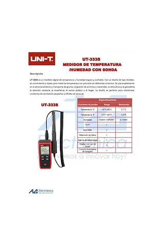 Ut 333s Mini Isı Nem Ölçer -10/+60 Derece