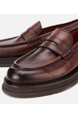 Hotiç Erkek Deri Kahverengi Yumuşak Dokulu Kalın Tabanlı Klasik Loafer 02ayh312160a480 02ayh312160a480 Kahverengi