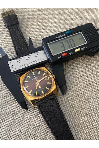 Pallas Adora 37 mm Deri Kordon Vintage Erkek Kol Saati 2. El